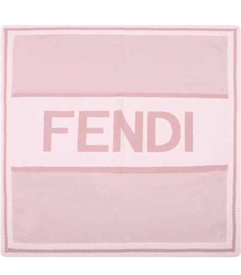 fendi pink baby blanket|fendi baby blanket sale.